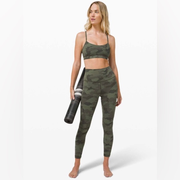 Lululemon Align Pant II 25" Heritage 365 Camo Green Twill Multi - Picture 1 of 8